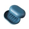 Cutie de săpun de duș de baie din plastic, cu capace, portabilă de călătorie, tavă mică pentru săpun, farfurie, suport pentru de
