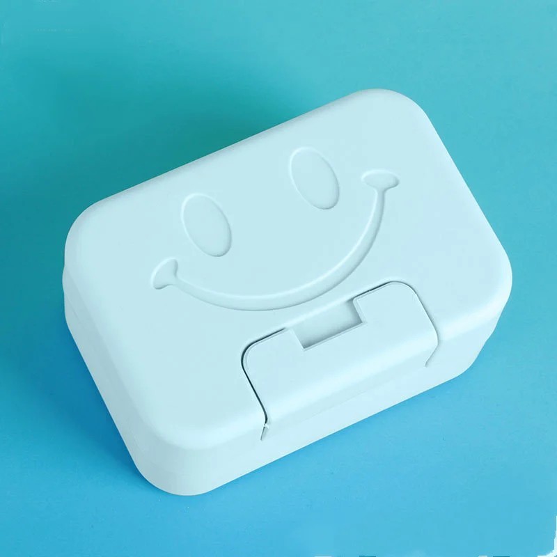 Cutie de săpun pentru față Cutie portabilă de călătorie pentru săpun, impermeabilă, convenabil, toaletă, baie, tavă drăguță de d