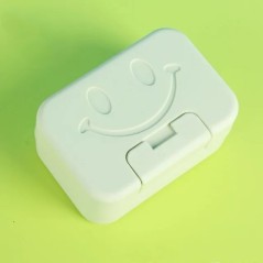 Cutie de săpun pentru față Cutie portabilă de călătorie pentru săpun, impermeabilă, convenabil, toaletă, baie, tavă drăguță de d