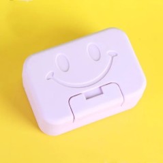 Cutie de săpun pentru față Cutie portabilă de călătorie pentru săpun, impermeabilă, convenabil, toaletă, baie, tavă drăguță de d