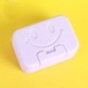 Cutie de săpun pentru față Cutie portabilă de călătorie pentru săpun, impermeabilă, convenabil, toaletă, baie, tavă drăguță de d
