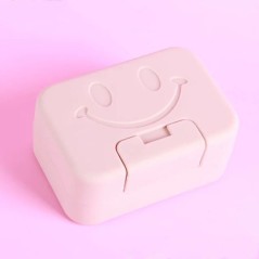 Cutie de săpun pentru față Cutie portabilă de călătorie pentru săpun, impermeabilă, convenabil, toaletă, baie, tavă drăguță de d