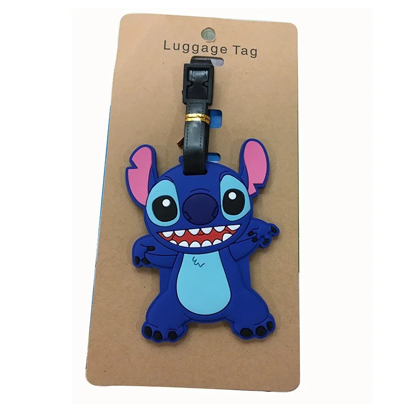 Disney Anime Cute Stitch Etichetă pentru bagaje Valisă ID Adresă Suport Etichete pentru îmbarcare bagaje Etichetă portabilă