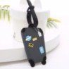 Etichetă de bagaje din silicon drăguță de desene animate cu curea Rucsac Etichetă de geantă Etichetă de nume Etichete de identif