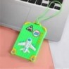 Noi etichete PVC pentru bagaje Accesorii de călătorie Etichete pentru valiză din silicon Stil modă Suport portabil pentru etiche