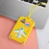 Noi etichete PVC pentru bagaje Accesorii de călătorie Etichete pentru valiză din silicon Stil modă Suport portabil pentru etiche