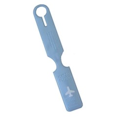 Etichetă de bagaje creativă din piele PU Etichetă portabilă pentru bagaje cu gel de siliciu Suport de identificare pentru valiză