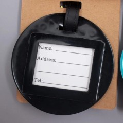 Cel mai nou drăguț 26 de litere pentru bagaje etichetă pentru accesorii de călătorie cu gel de siliciu pentru valiză Adresă de i