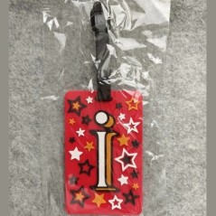 Cel mai nou drăguț 26 de litere pentru bagaje etichetă pentru accesorii de călătorie cu gel de siliciu pentru valiză Adresă de i
