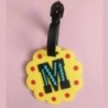 Cel mai nou drăguț 26 de litere pentru bagaje etichetă pentru accesorii de călătorie cu gel de siliciu pentru valiză Adresă de i
