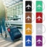 Etichete metalice reutilizabile pentru bagaje de călătorie Etichete din aluminiu pentru valiză cu frânghie Etichetă pentru geant