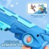 Lansatorul de avion Catapulta cu bule cu 6 jucării cu avion mic Jucării amuzante cu avion pentru copii Joc cu catapultă cu avion