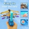 Lansatorul de avion Catapulta cu bule cu 6 jucării cu avion mic Jucării amuzante cu avion pentru copii Joc cu catapultă cu avion
