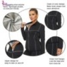 SEXYWG Set de saună pentru femei Costum de slăbit Pantaloni de transpirație Jachetă de fitness Leggings Termo cu mâneci lungi Pa