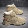 Cizme de drumeție de zăpadă pentru copii High Top Plus Pantofi de îngroșare din catifea pentru băieți, fete, în aer liber, mers,