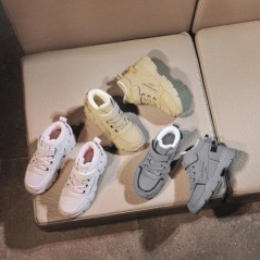 Cizme de drumeție de zăpadă pentru copii High Top Plus Pantofi de îngroșare din catifea pentru băieți, fete, în aer liber, mers,