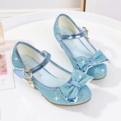 Fete Sandale Strasuri Fluture Dans Latin Pantofi Copii Copii Toc Inalt Pantofi Printesa Piele Sclipitoare Rochie de petrecere Nu