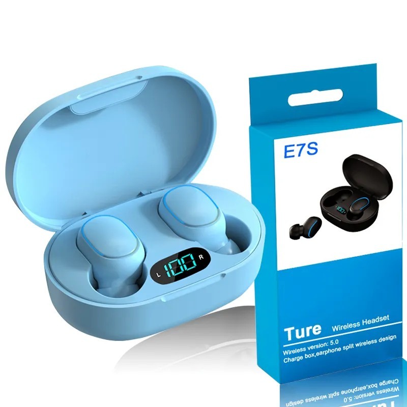 Căști fără fir E7S Căști Bluetooth 5.0 Căști cu sunet fără pierderi HIFI Căști sport Mini TWS pentru telefoane inteligente