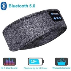 Căști fără fir Bluetooth Bandă elastică pentru cap pentru sport, peste ureche, căști pentru păr, muzică, mască pentru ochi de do