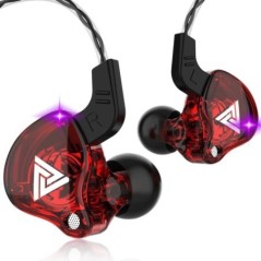 Căști cu fir QKZ AK6 originale QKZ AK6, căști cu fir HiFi, căști sport, bas, căști stereo, căști pentru muzică, 3,5 mm, în urech
