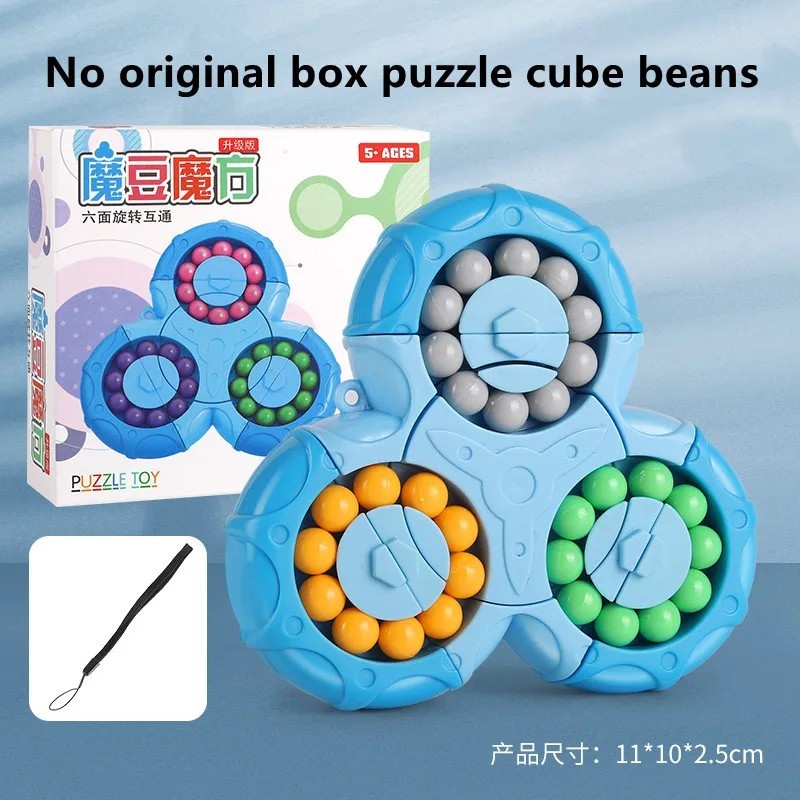 Noua rotație pe șase laturi Finger Bean Intelligence Gyro Antistress Fingertip Cub Learning Educational Magic Disk pentru cadou 