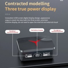 Căști fără fir M90 TWS Căști Bluetooth cu control tactil Căști sport Căști stereo Hifi pentru jocuri cu microfon pentru smartpho