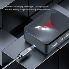 Căști fără fir M90 TWS Căști Bluetooth cu control tactil Căști sport Căști stereo Hifi pentru jocuri cu microfon pentru smartpho