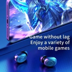 Căști Bluetooth fără fir X37 Căști pentru sport în aer liber 5.3 cu ecran de încărcare Căști cu control tactil pentru Muisc