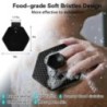 Scrubber corporal din silicon moale Perie de curățare pentru duș de mână Exfoliere delicată a corpului și masaj pentru toate tip