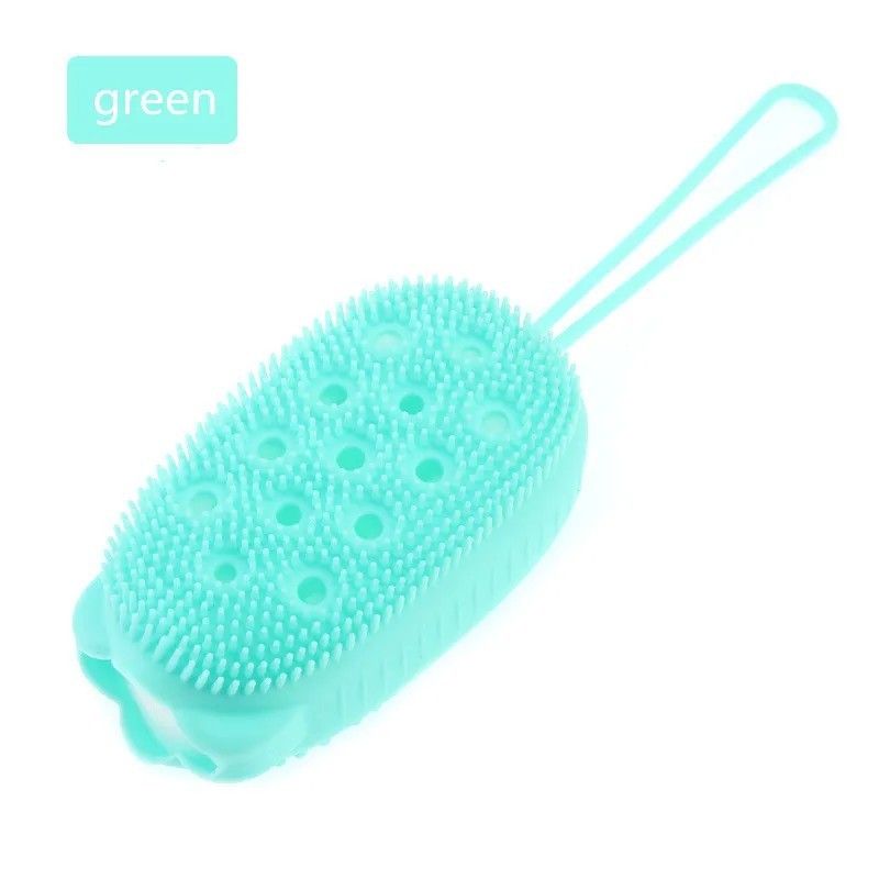 Scrubber de corp din silicon pentru duș Scrub exfoliant Burete pentru baie cu bule Perie de masaj Dispozitiv de curățare pentru Scrubber de corp din silicon pentru duș Scrub exfoliant Burete pentru baie cu bule Perie de masaj Dispozitiv de curățare pentru