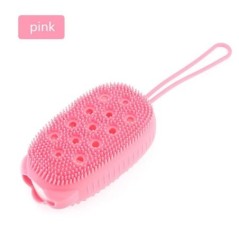 Scrubber de corp din silicon pentru duș Scrub exfoliant Burete pentru baie cu bule Perie de masaj Dispozitiv de curățare pentru 