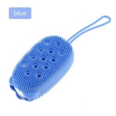 Scrubber de corp din silicon pentru duș Scrub exfoliant Burete pentru baie cu bule Perie de masaj Dispozitiv de curățare pentru 