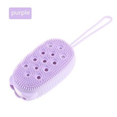 Scrubber de corp din silicon pentru duș Scrub exfoliant Burete pentru baie cu bule Perie de masaj Dispozitiv de curățare pentru 