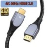 Cablu HDMI 2.1 certificat 4K 120Hz 3M 2M 4K 120Hz Cablu HDMI 2.1 pentru Xbox Series X PS5 Xiaomi Mi Box HDR10 48Gbps Cablu HDMI 