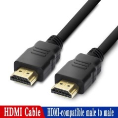Cablu compatibil HDMI Cabluri video Placat cu aur 1.4 4K 1080P Cablu 3D pentru HDTV Splitter Switcher 0.3m 1m 1.5m Cablu HDMI la
