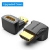 Vention Adaptor HDMI 90 270 grade unghi drept Convertor mascul la femela Conector HD 4K pentru HDTV PS4 Lptop TV Box HDMI Extend