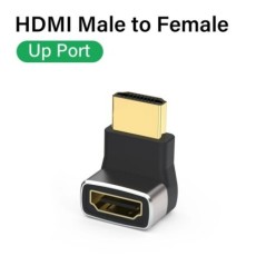 8K HDMI 2.1 Adaptor cablu 90 de grade unghi drept Conector masculin la femela Extender HDMI 4K 8K pentru TV Stick PS4 PS5 Xbox P