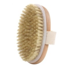 2 în 1 perie de masaj corporal pentru piele uscată cu peri naturali pentru îndepărtarea pielii moarte anticelulită exfoliază ins