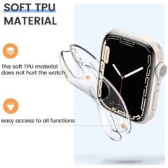 Curea pentru banda de ceas Apple 45MM 44MM iwatch 41MM 40MM brățară pentru încheietura mâinii Husă protectoare ecran Apple Watch
