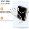 Curea pentru banda de ceas Apple 45MM 44MM iwatch 41MM 40MM brățară pentru încheietura mâinii Husă protectoare ecran Apple Watch