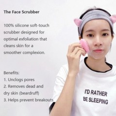Perie de curățare a feței din silicon Tampă de spălat Exfoliant pentru îndepărtarea punctelor negre Perii de curățare profundă a