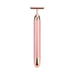 T-Shape 24k Energy Beauty Bar Vibrant Facial Roller Maser Dispozitiv de lifting facial Instrument de masaj antirid pentru strâng