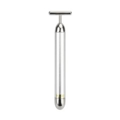 T-Shape 24k Energy Beauty Bar Vibrant Facial Roller Maser Dispozitiv de lifting facial Instrument de masaj antirid pentru strâng