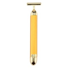 T-Shape 24k Energy Beauty Bar Vibrant Facial Roller Maser Dispozitiv de lifting facial Instrument de masaj antirid pentru strâng