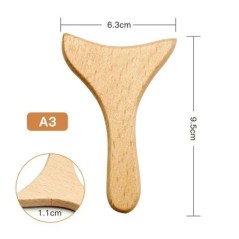 Masaj de față Maderoterapia Rolă de față Mini Terapia cu lemn Slăbire facială Racletă Gua Sha Lifting facial Eliminator de ridur