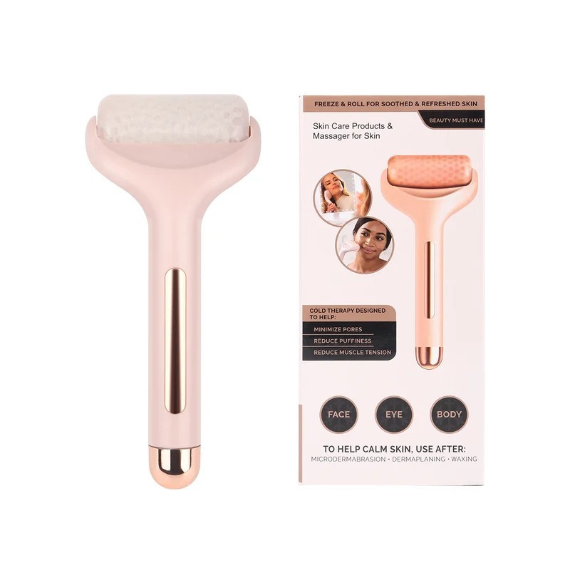 Masaj cu role de gheață pentru față Instrument de ridicare a pielii Lifting facial Masaj corp gât pielea strânge anti-rid amelio Masaj cu role de gheață pentru față Instrument de ridicare a pielii Lifting facial Masaj corp gât pielea strânge anti-rid amelio