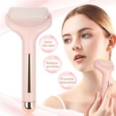Masaj cu role de gheață pentru față Instrument de ridicare a pielii Lifting facial Masaj corp gât pielea strânge anti-rid amelio