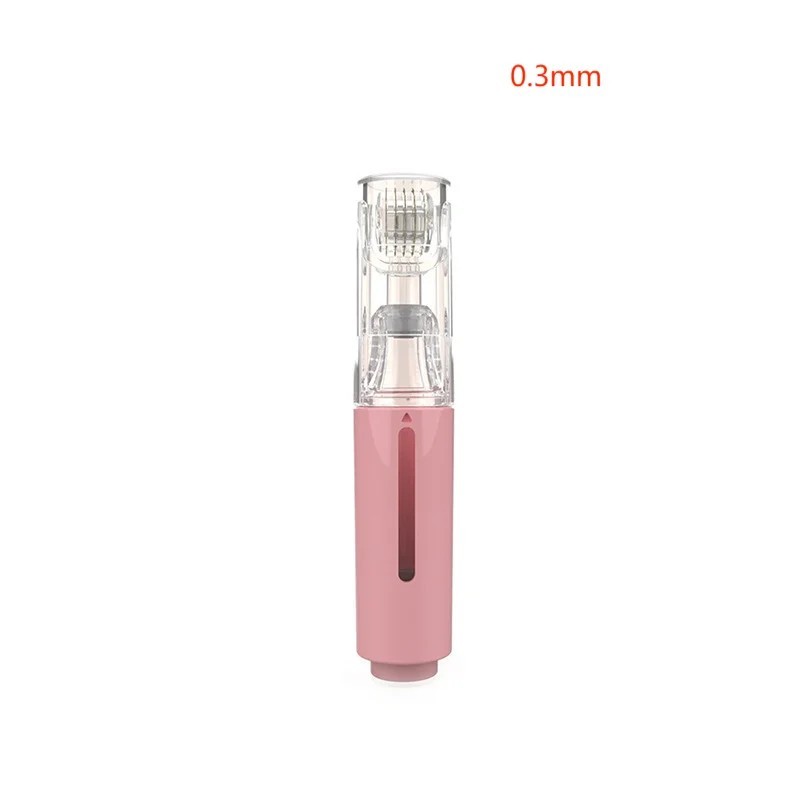 Derma Roller Titanium Needle Roller, Lip Roller, Beard Growth Roller, Beard Hair Growth Roller, Tratament pentru barbă și aplica