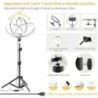 Iluminare LED Selfie Ring Lampă fotografică Selfie Ring Lampă USB la distanță Lumină de umplere pentru YouTube TikTok Video Live