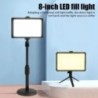 Studio foto LED 3000K-6000 KMcoplus Lampă de umplere video Panou de lumină Iluminare fotografie pentru streaming live Filtru RGB